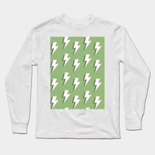 Sage and White Lightning Long Sleeve T-Shirt